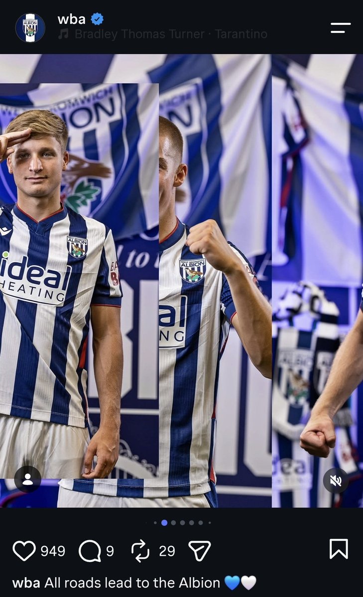 BenCotty's tweet photo. Instagram doing Gilchrist no favours there!!
#WBA https://t.co/nLjIog9T3n
