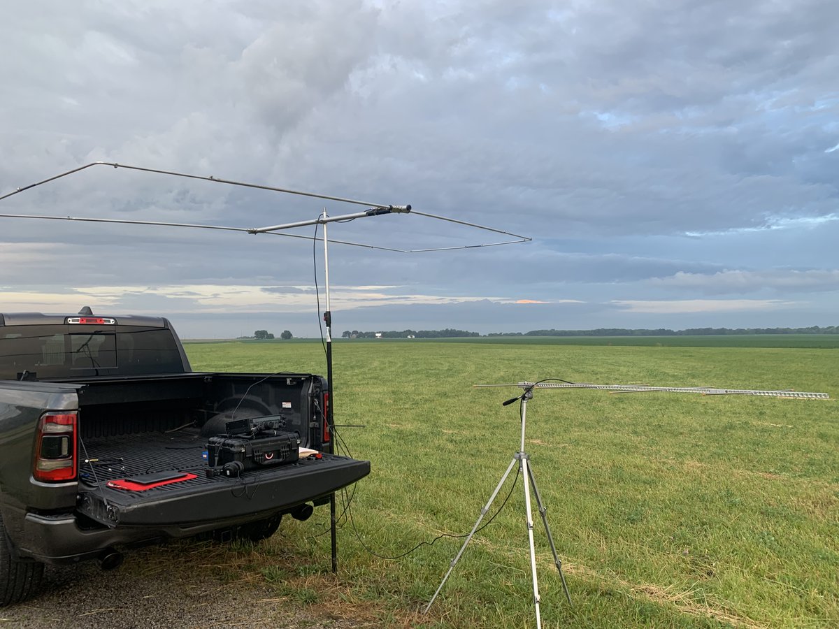 KE9AJ's tweet photo. July 29, AO-7 mode A (2m up/10 m dwn), on our 3rd attempt, completed a cw qso with Lothar, #DJ8EW in Erding, Germany for my longest distance ever on this mode at 7,495 km.  Lothar's Optibeam on 10 meters rx certainly contributed to our success.   @AMSAT @amsatdl https://t.co/foZJfEwHUl