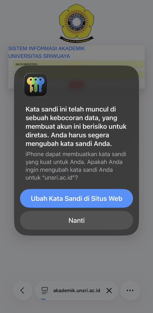 capebgttttya's tweet photo. Simak unsri kenapa gini woi😭 https://t.co/Ul8kSMNTnt