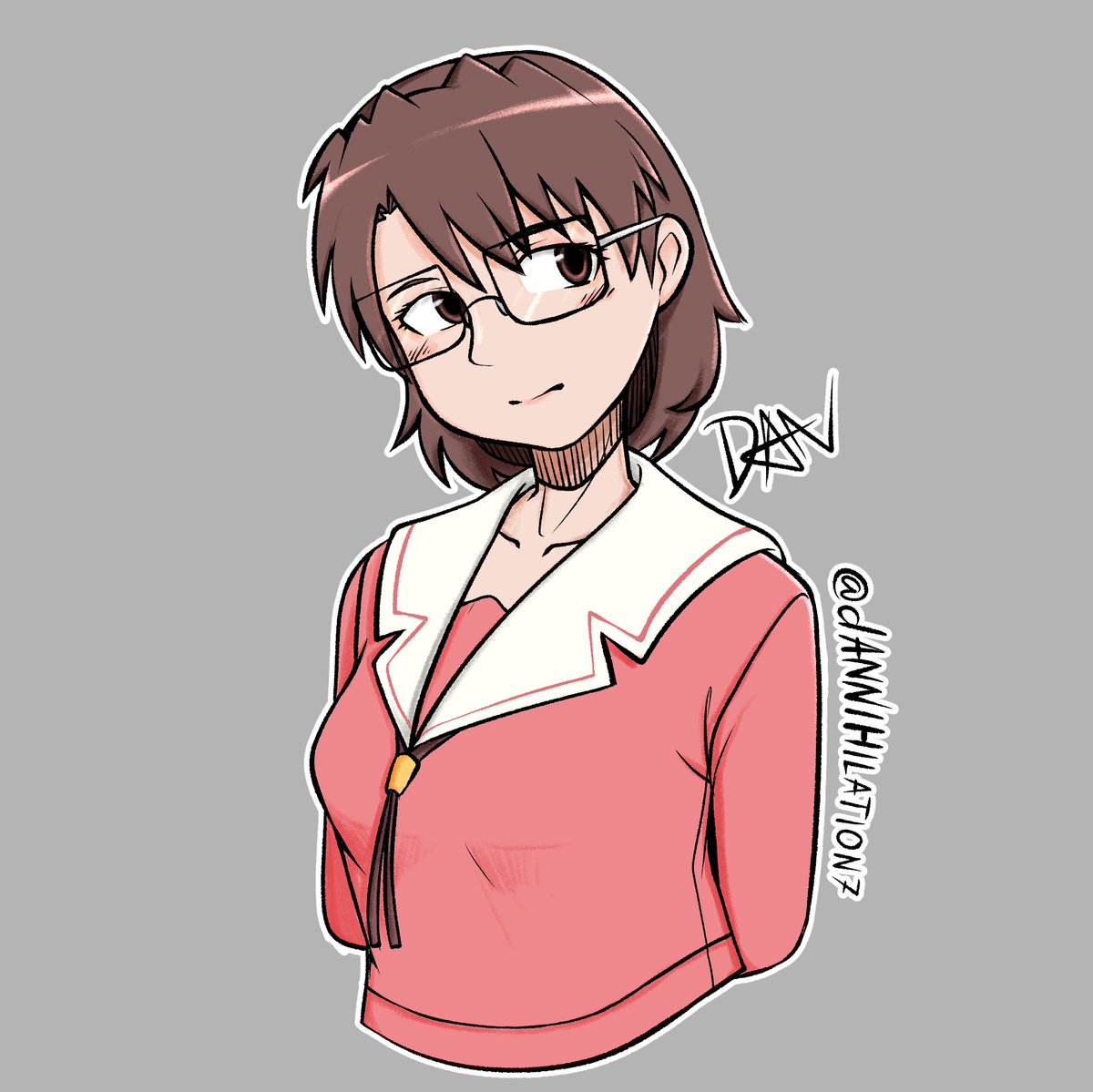 dANNIHILATION7's tweet photo. [REUPLOAD] My first attempt at doing short hair Yomi back in 2024
#azumangadaioh #あずまんが大王 #koyomimizuhara https://t.co/SSA5HfUXOR