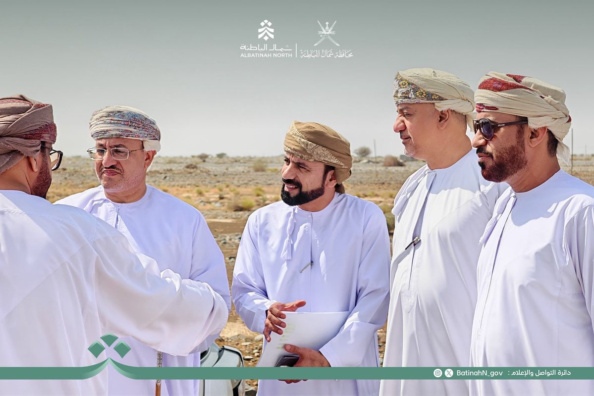 BatinahN_gov's tweet photo. قام سعادة الشيخ سعود بن محمد الهنائي والي #صحار، بمعية المختصين من المديرية العامة للإسكان والتخطيط العمراني، والمديرية العامة للثروة الزراعية والسمكية وموارد المياه، بسلسلة من الزيارات الميدانية شملت عدداً من المواقع المخصصة لعزب الإبل والمواشي في عدد من القرى بالولاية. https://t.co/cpvYW6EZjN