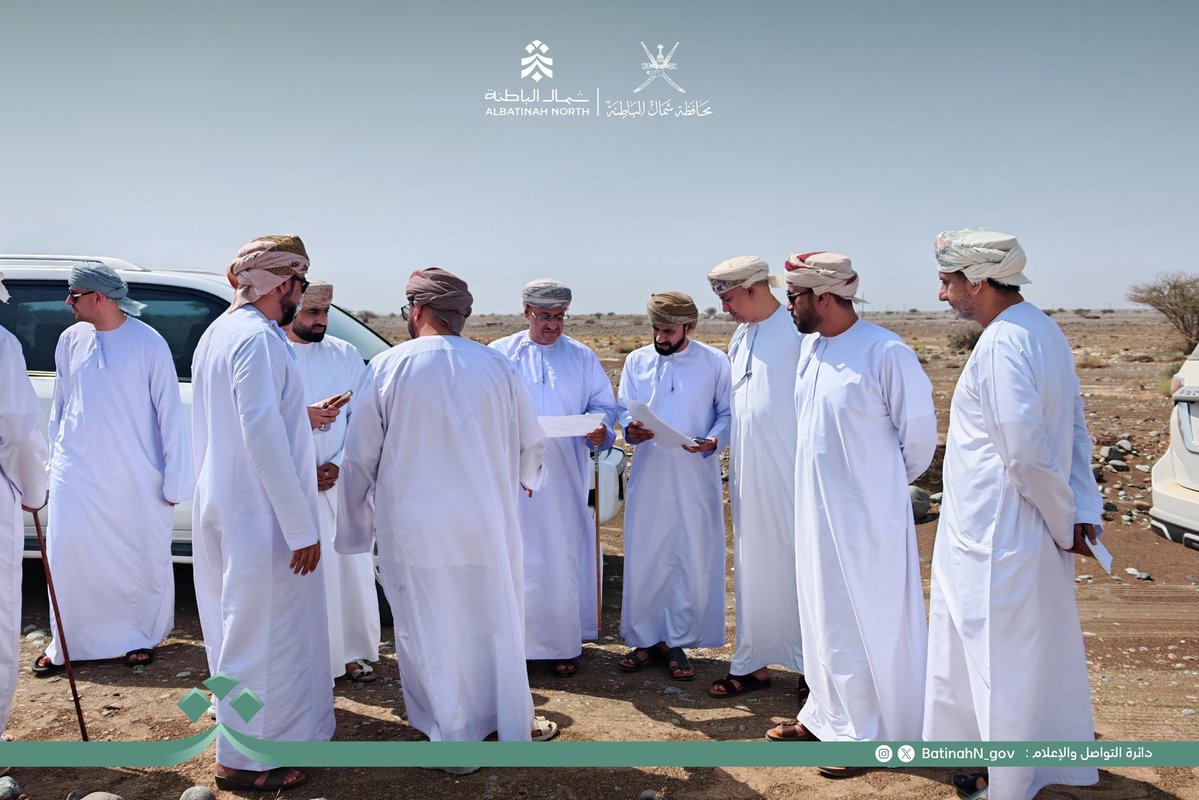 BatinahN_gov's tweet photo. قام سعادة الشيخ سعود بن محمد الهنائي والي #صحار، بمعية المختصين من المديرية العامة للإسكان والتخطيط العمراني، والمديرية العامة للثروة الزراعية والسمكية وموارد المياه، بسلسلة من الزيارات الميدانية شملت عدداً من المواقع المخصصة لعزب الإبل والمواشي في عدد من القرى بالولاية. https://t.co/cpvYW6EZjN
