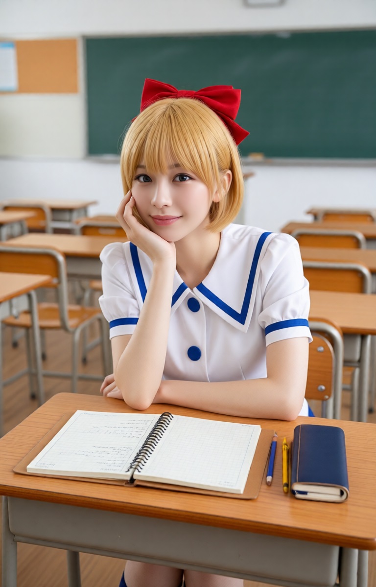 ai_douga_lab's tweet photo. 昨日 7/30 は、#姫ちゃんのリボン #野々原姫子 ちゃんの #誕生日 でした（原作版��
姫ちゃんといえば、夏のイメージですよね☆
元気な君が好き♪

かなり好きな作品でしたね～
また別のパターンも作りたいです☆
#AIコスプレ #二次創作 https://t.co/xMdTLSVPlB