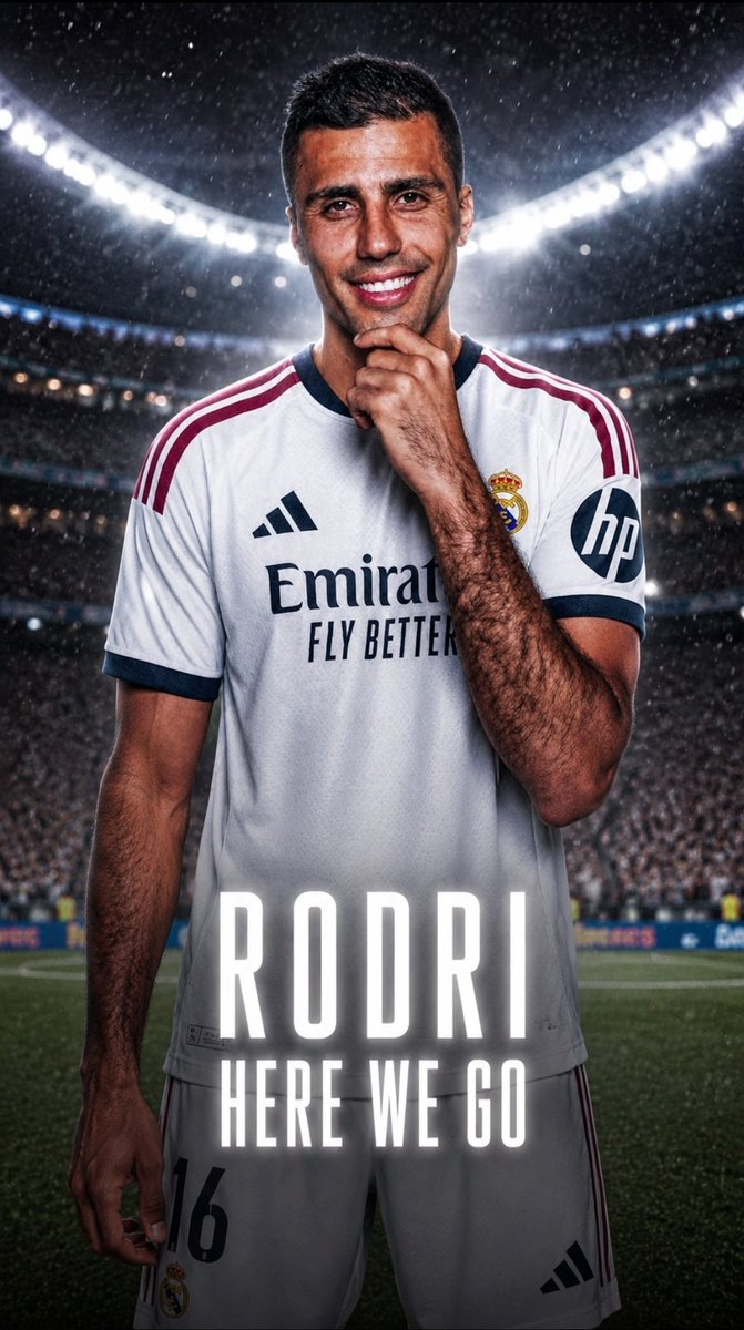 Ca83970Cano's tweet photo. ATENCION🚨!!

El Real madrid Esta a Punto de cerrar el fichaje de Rodri.

El Real Madrid Cierra el traspaso en torno a 55M💸

El jugador Firmara hasta 2030📋🖊 y cobrara 11M💸.

El Comunicado oficial saldra en las proximas 24-48 horas

BIENVENIDO RODRI⭐️🇪🇸⚪️ https://t.co/ybNjaP4sZl