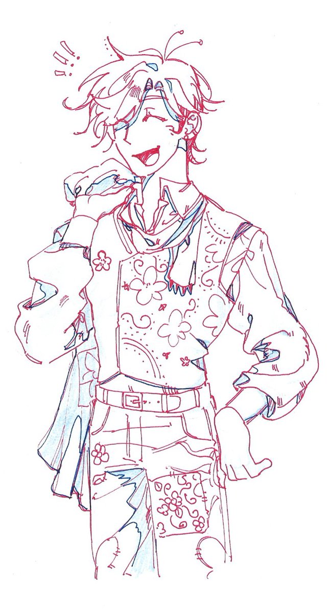 RAINFOREST_S2__'s tweet photo. Struggling with how to draw him https://t.co/u17g52uG5s