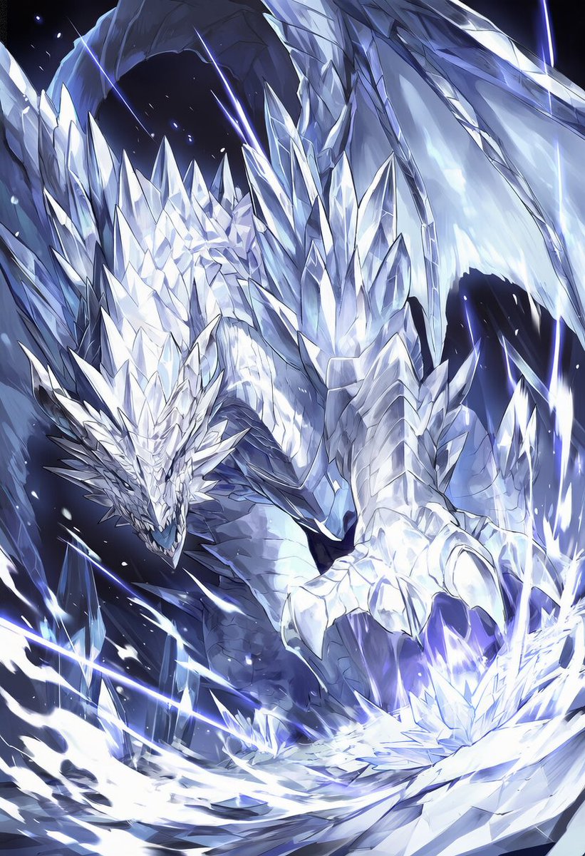sasurai_aisub's tweet photo. 今日のドラゴン / Today's Dragon               
                                   
銀嶺の輝石龍 / Silver Peak Gem Dragon https://t.co/M0sq1DM9vq