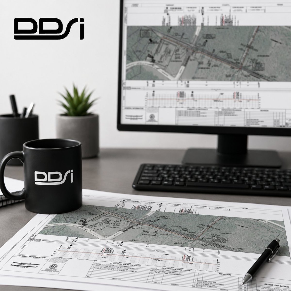 DDSIGlobal's tweet photo. Strong infrastructure starts with strong planning.
DDSI Global provides pipeline design, surveying, GIS, and mapping services that keep projects moving forward.
#DDSI #Surveying #GIS https://t.co/Rb50h8hC5Y