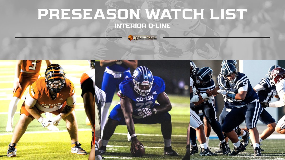 BradHoiseth's tweet photo. The https://t.co/VHeHARxzpp Interior O-Line Watch List has been released.  Lots of great programs involved.

@EMCC_FB @CLCRaiderFB @smccfootball @DreamU_IndyFB @HolmesccFB @NWCC_Football @ReiverFootball https://t.co/JOXmOGAMzX