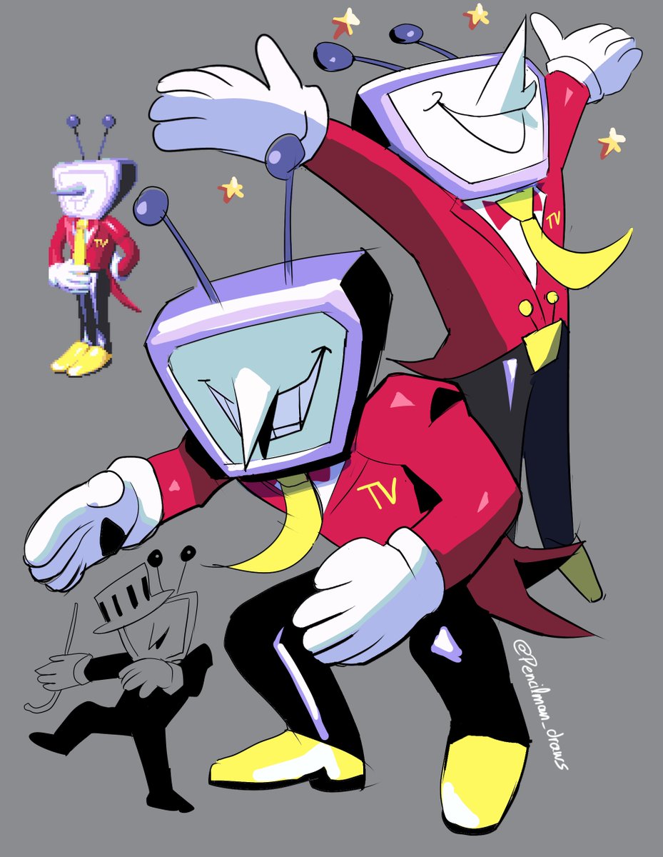 Pencilman_draws's tweet photo. mr (ant) tenna #deltarune https://t.co/rNaRUWFaj7