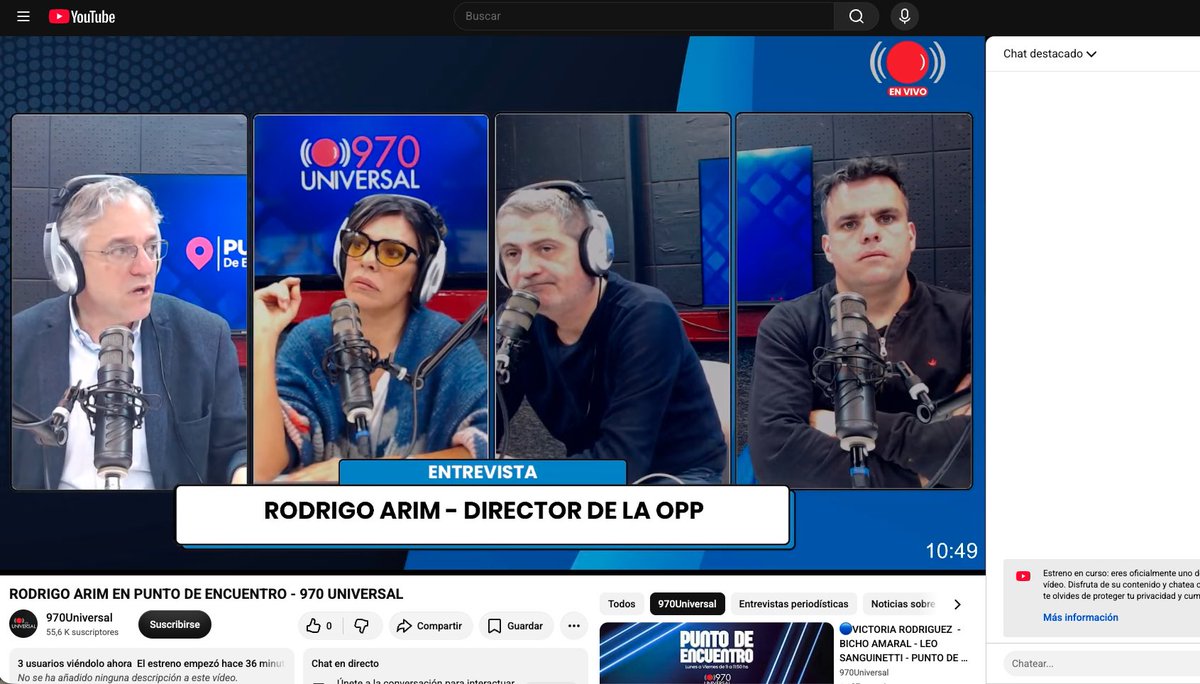 RadioMiseria's tweet photo. Quién es la cabeza pensante de @universal970 que pone un “Estreno” de #PuntoDeEncuentro a la misma hora que el programa está En Vivo ??

#Youtube #Rating #QueMiseria https://t.co/pPGsrAule6