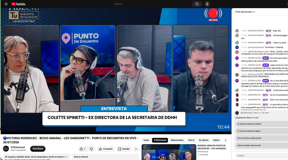 RadioMiseria's tweet photo. Quién es la cabeza pensante de @universal970 que pone un “Estreno” de #PuntoDeEncuentro a la misma hora que el programa está En Vivo ??

#Youtube #Rating #QueMiseria https://t.co/pPGsrAule6