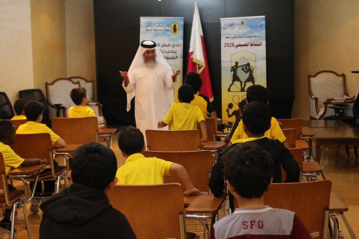 qatarsc61's tweet photo. نظم الجهاز الشبابي بنادي قطر الرياضي ورشة عمل لـ #لا_للتنمر. تحت رعاية إدارة المراكز الهيئات الشبابية بوزارة الرياضة والشباب وبالشراكة مع مركز الحماية والتأهيل الاجتماعي امان من إعداد وتقديم أ. عبد العزيز المهندي وبنهاية الورشة تم تكريم المحاضر والشباب المتميزين https://t.co/k9hBtOmdnK