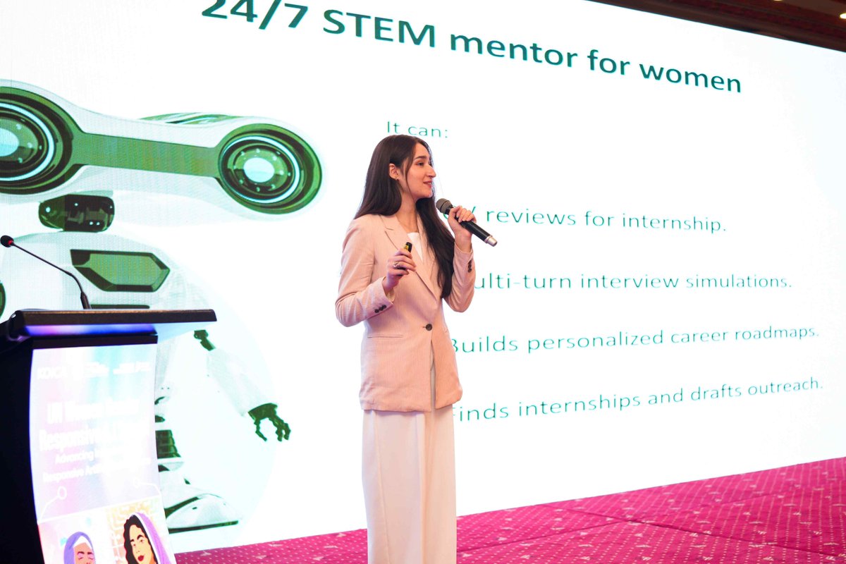 unwomen_pak's tweet photo. #DidYouKnow
🇵🇰 is one of the countries to host  full national ToT track of the #UNWomenGenderResponsiveAISchool.
🎓 34 trainers have graduated
✨ At the launch, graduates showcased innovative AI solutions 
Together with @MoITTOfficial and @KOICA_PK, we're advancing inclusive AI https://t.co/qxzJ5jkjZu