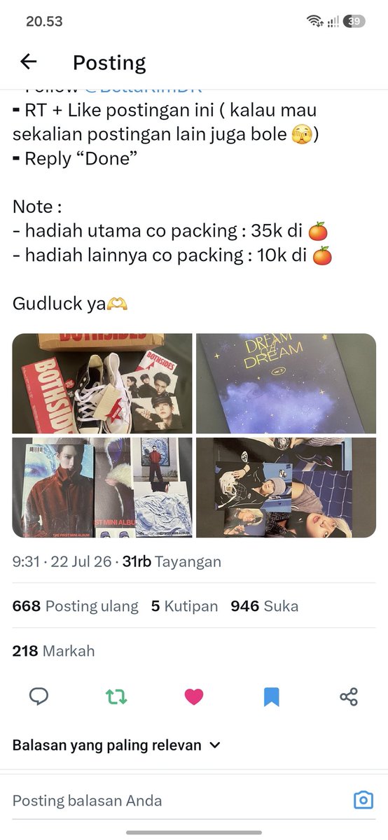 jjmatcha_'s tweet photo. @BellaKimDK Done kaa 🙌 wish me luck ⭐️ https://t.co/iCsTS3zShH