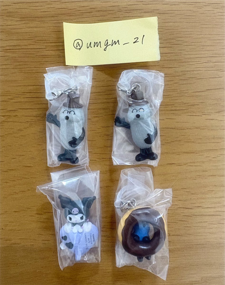 umgm_21's tweet photo. めじるしアクセサリー 買取
パペットスンスン／サンリオ キーリングハンガー

【譲】下記写真参照(ゾンゾン・ドーナツ・クロミ)

【求】定価(300円)＋送料 
        又は小田急 海老名駅-町田駅区間直接交換

被りのため定価でお譲りさせて頂きます!!
DM・リプ等お気軽にお待ちしております( .ˬ.)" https://t.co/Z8aHFtEuOT