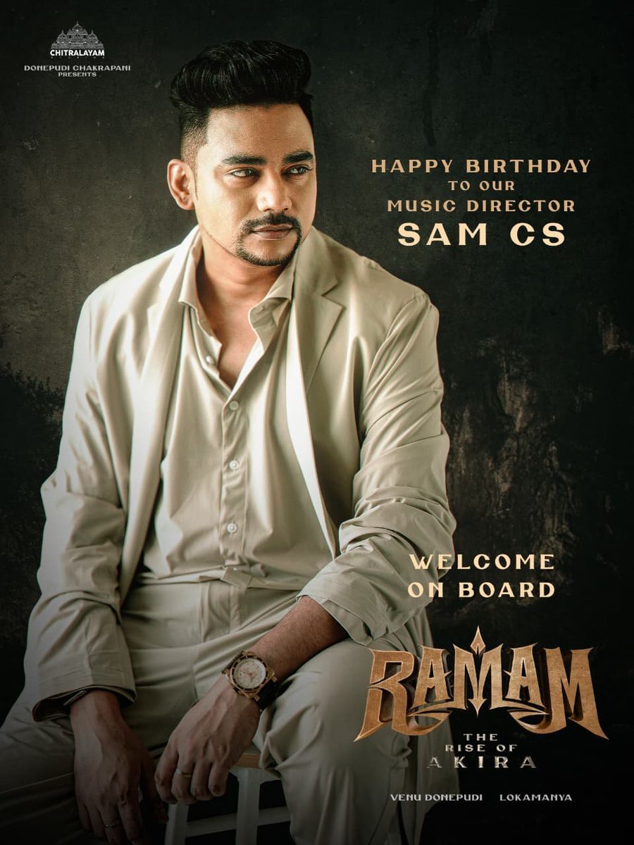 AnantapurCinema's tweet photo. Wishing sensational music director @SamCSMusic, a very Happy Musical Birthday ❤️
Team #Sardar2 #Immortal #Ramam
#HBDSamCS https://t.co/jMXQPpiPsN