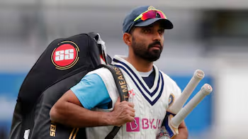 ScrollStopper9's tweet photo. END OF AN ERA: Rahane Bids Goodbye 🇮🇳

Ajinkya Rahane has retired from international cricket, ending a stellar career spanning 85 Tests, 90 ODIs &amp; 20 T20Is. The 2020–21 Gabba-winning captain signs off, while remaining available for domestic and franchise cricket. https://t.co/mglPQKVSc9