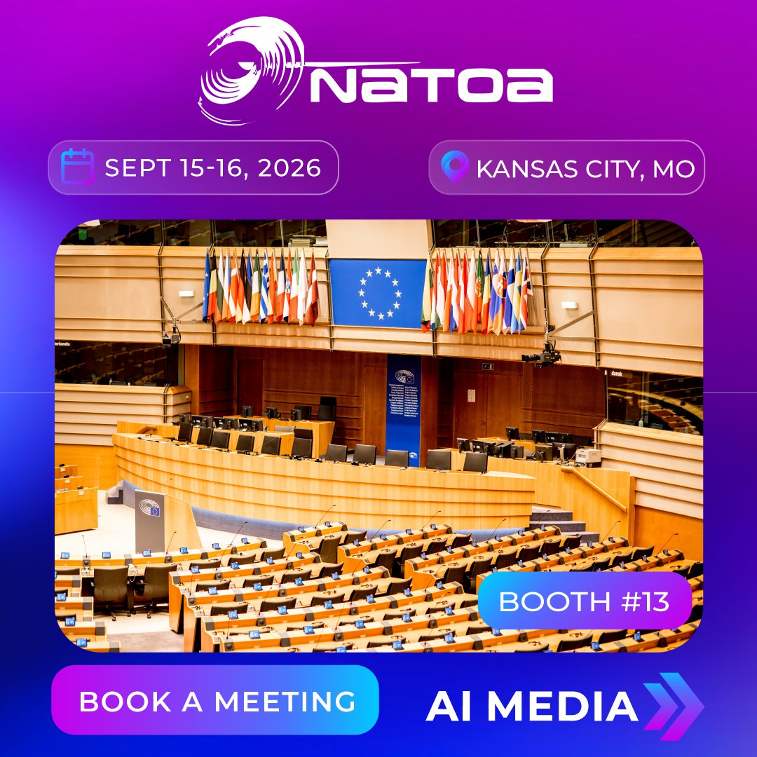 accessinclusion's tweet photo. Join AI-Media at the 46th Annual #NATOA Conference to discover AI-powered live captioning, real-time voice translation, and multilingual accessibility solutions for government and public media.

📍 Visit our booth or book a meeting: https://t.co/zpheo3IWFJ https://t.co/z1fTD49mua