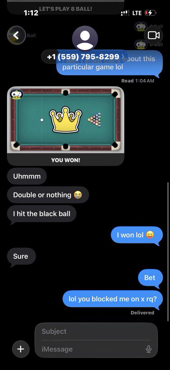 freakywetass's tweet photo. Never accept a request from him I got scammed by him😏we played 8 ball 🎱 game and never wanted sending me my money after I won,his just a broke bored Nigger 

#bwc #ebony #raceplay #cnc #Houston #SanAntonio #Austin https://t.co/gR49z5aNGT