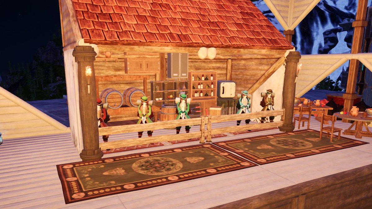 rein_game0727's tweet photo. 商人の位置を固定するのにフリーマーケットは幅を取りすぎるし会話がし難いので改良してみた
#パルワールド https://t.co/KAujCGIqfT