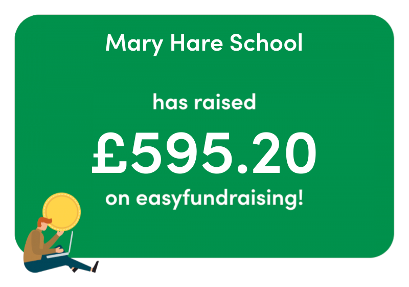 maryhareschool's tweet photo. We’ve raised over £595 with easyfundraising—thank you to everyone who’s supported us! Shop with 8,000+ retailers and they’ll donate to Mary Hare at no extra cost. If 10 new supporters join, we get a £10 bonus! Sign up: https://t.co/Gmve8GTLya https://t.co/5h0Jr82iqN