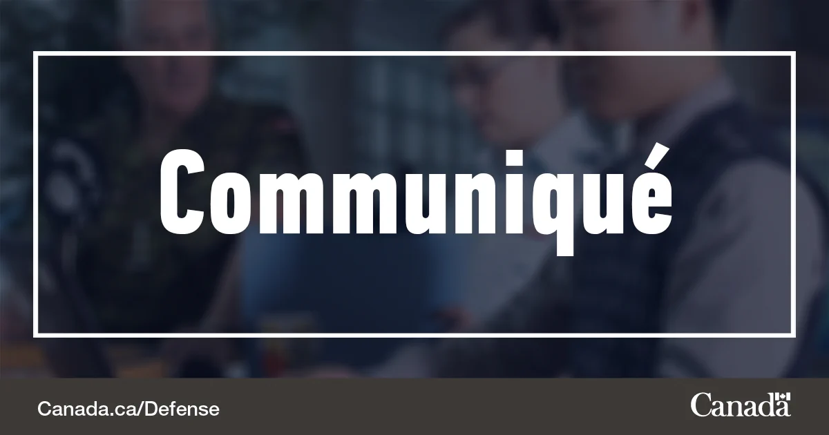 Texte sur l'image: Communiqué