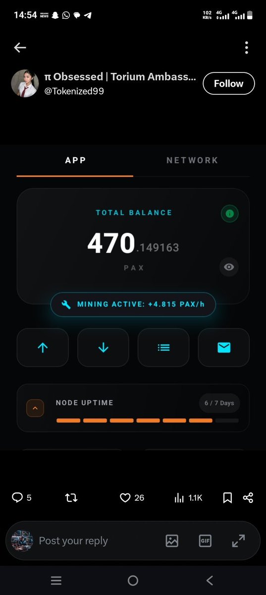 chidi_realest's tweet photo. Parallax Network is a mobile-based crypto mining platform that lets users earn rewards by participating daily rather than using expensive mining hardware. It's designed to grow through community participation and referrals.

Join here👇👇👇

https://t.co/qCa0T8LWEO https://t.co/zXVpx5JSx9