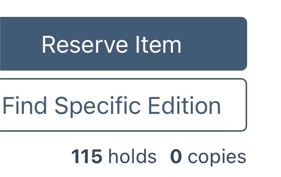 starappletea's tweet photo. was trying to borrow the behind five willows ebook and wdym there are 115 holds…? https://t.co/yzarcBdE8A