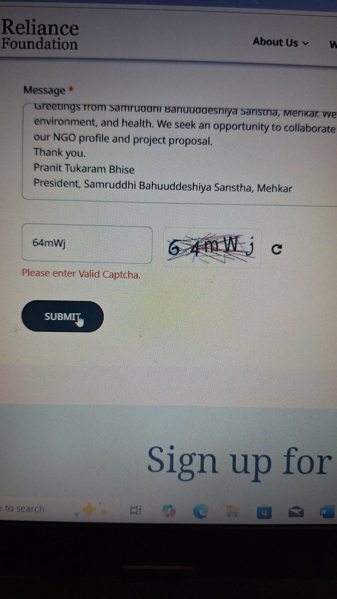 PranitBhise5's tweet photo. @ril_foundation facing issue https://t.co/i9MrYCdLjf