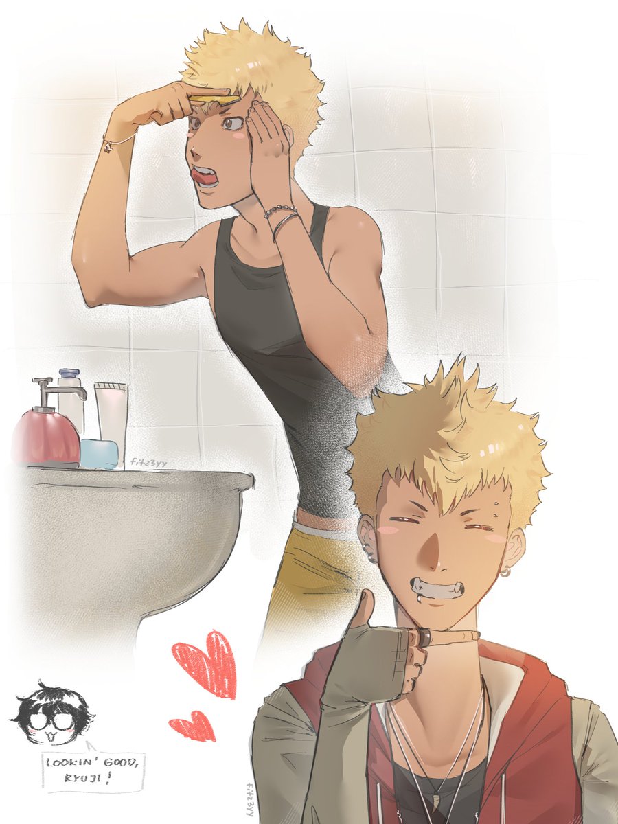 fitz3yy's tweet photo. ryuji shaving his damn brows
#ryujisakamoto #persona5 https://t.co/Lh8zn96H2m