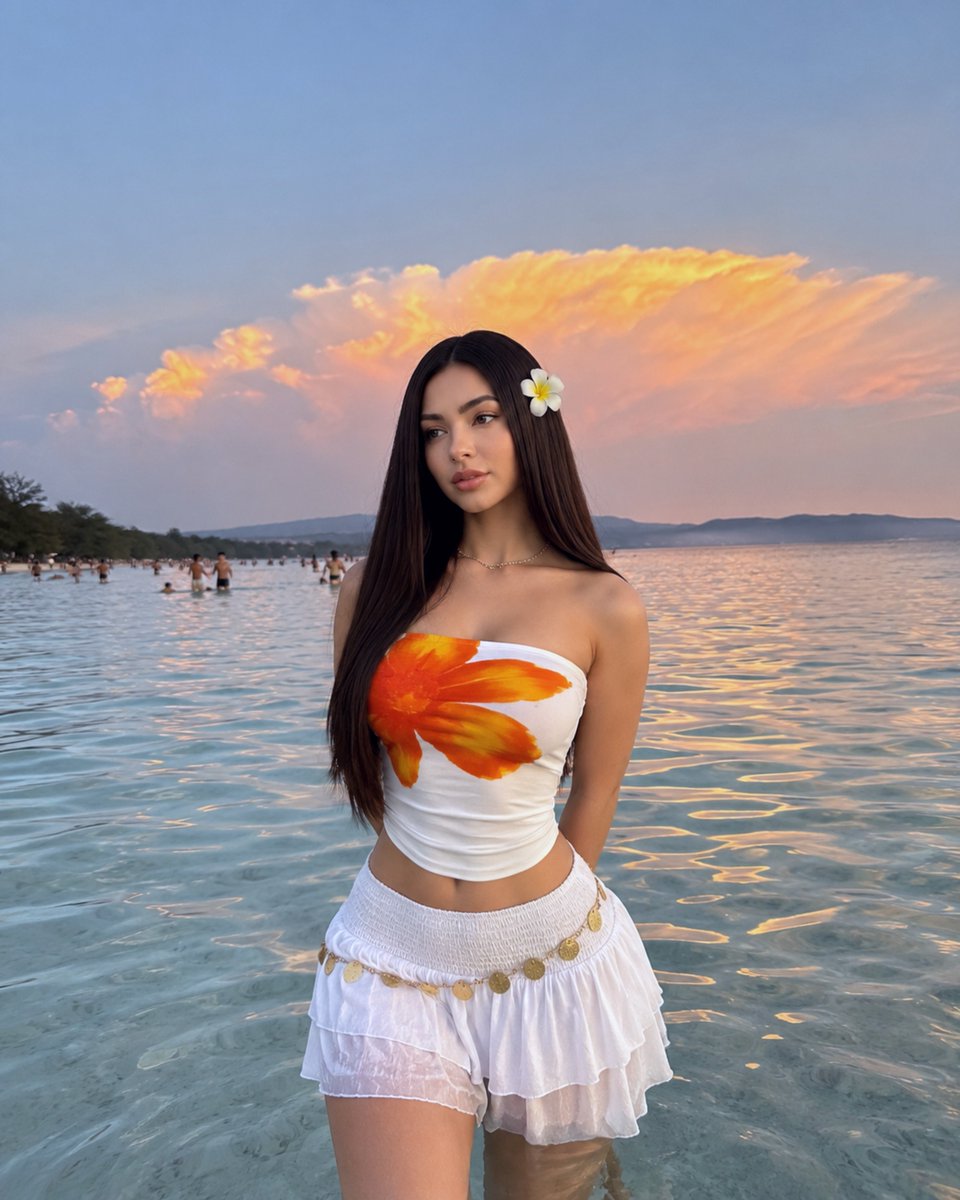 cieannz's tweet photo. #beach #vibe #sunset #view #dress #flower #ocean https://t.co/gCE60HL1aO