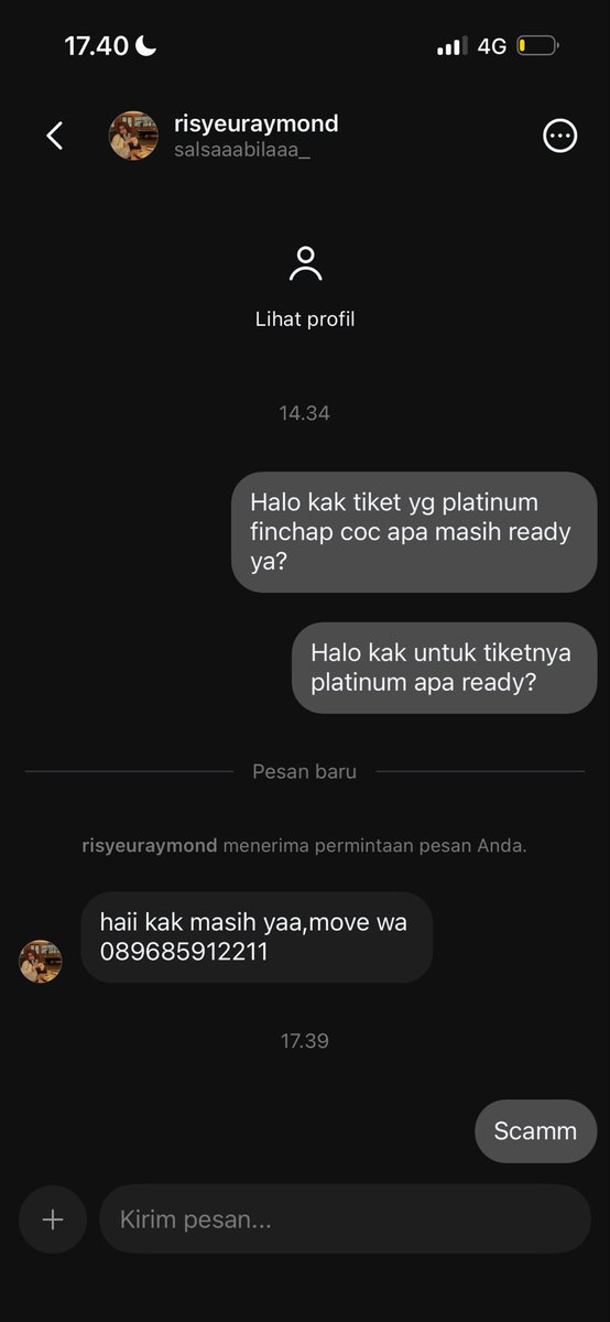MikaaMikyy's tweet photo. @lapor1p @chickenmaayoo Izin nambahkan juga kak, nomornya ini: 089685912211, akunnya banyak, korban apalagi https://t.co/JtDDuGWipj