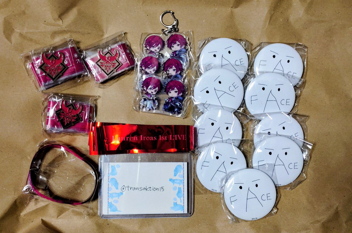 transaktion15's tweet photo. 【交換】にじさんじ ローレン・イロアス 1st LIVE FACE カプセルトイ 銀テ

譲) 
アクリルキーホルダー
缶バッジ
パーツチャーム&amp;プリントリボン
ラバーバンド
銀テープ(折れ、シワあり)

求) 
ボイスキーホルダー

相互郵送でのお取引希望
検索からもお気軽にお声かけください https://t.co/J865b4OZGV