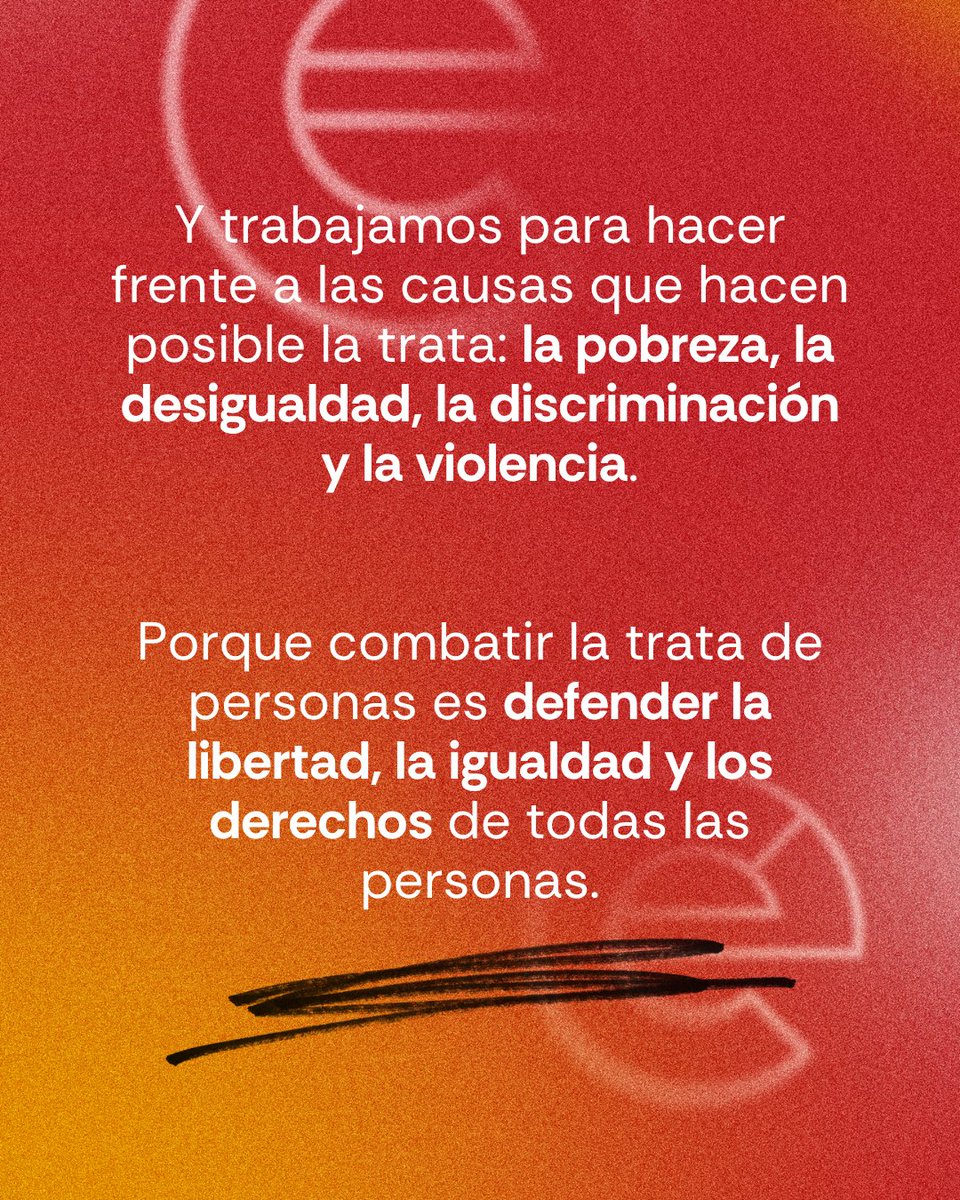 CooperacionESP's tweet photo. En el #DíaMundialContraLaTrataDePersonas, desde la #CooperaciónEspañola reafirmamos → nuestro compromiso con la prevención, la protección de las víctimas, el acceso a la justicia y la erradicación de todas las formas de explotación. https://t.co/R2z02WMbDd