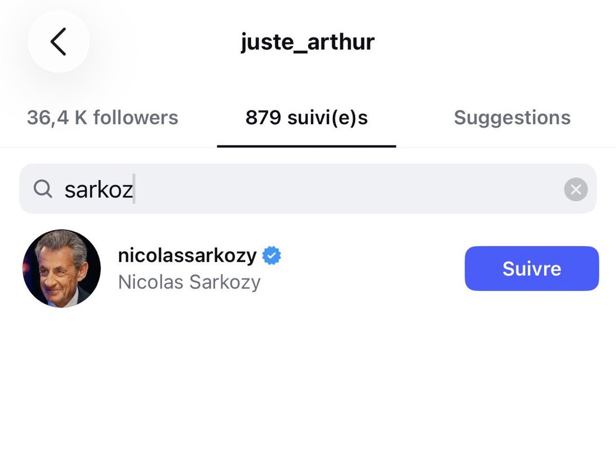 Frankierit's tweet photo. Et ça like des posts de Marine Le Pen, ça suit Sarkozy et la famille Arnault 💀💀💀 #SecretStory https://t.co/Rq11xarZJn