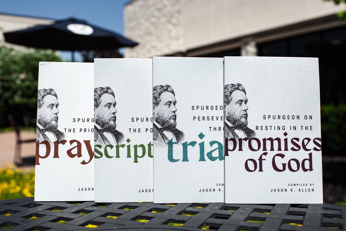 MBTS's tweet photo. 📗 Day 30 of #MBTSBooks is here! 

We’re giving away the Spurgeon Speaks Series compiled by Dr. @jasonkeithallen. 

FOLLOW US, LIKE, and RT to enter!

🎁 Plus, don’t miss our BIG giveaway of the month — the complete 67-volume New Studies in Biblical Theology series. 

Enter to win here: https://t.co/cMD9RwyPTR
