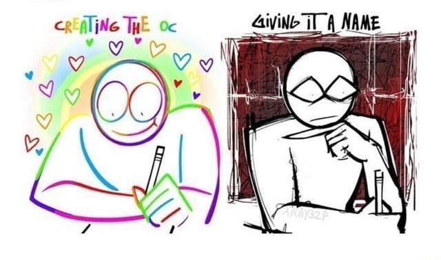 oldmanlux's tweet photo. Creating the OC is fun until you have to name them https://t.co/ZHRSRX7IqK