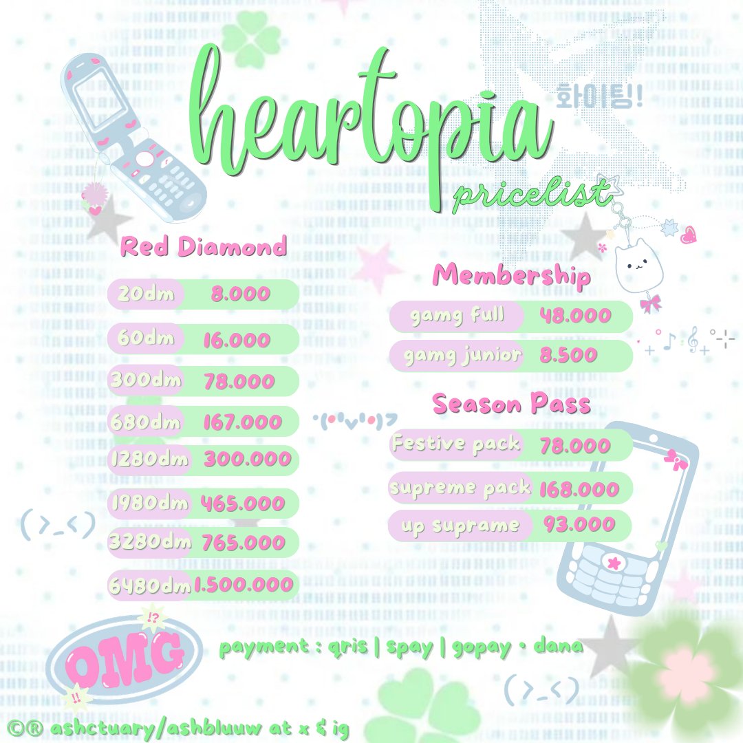 ashctuary's tweet photo. 🍀 Ding - dOng buat yang masih nyari topup heartopiaaa aku opengg yaah sampe jam 10 nantii, fastrep bisa langsung chat waa ajaa or mention after dm! #bealanja 

proofs check : https://t.co/utvVv53ObO alr hit 160+ heartopia onlyyy <33 https://t.co/ATO6HWLgLX