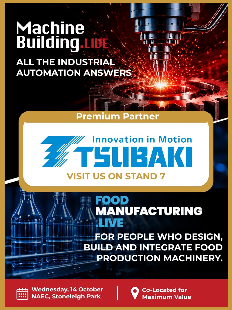 MachBuild's tweet photo. 🌟 @TsubakiUK will be showcasing innovative power transmission and motion control solutions.
📅 Wed 14 October
📍 NAEC, Stoneleigh Park, CV8 2LH
🎯 Stand 7
#MachineBuildingLive #PremiumPartner #PowerTransmission #MotionControl #Engineering #IndustrialAutomation #Manufacturing https://t.co/OH3q2CCIEZ