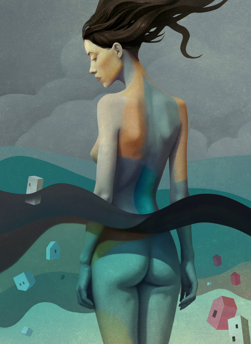 KazspeakArt's tweet photo. ** COLLECTED **
"Her Wave Fell Silent"
by @Artodreams πππ