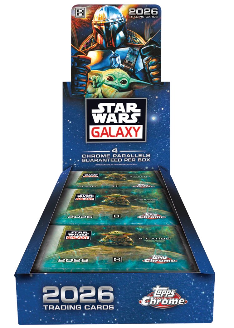 2026 TOPPS CHROME STAR WARS GALAXY HOBBY 8月13日発売予定！ サイン