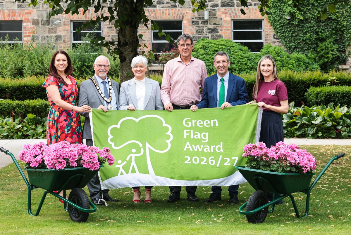 ExecOfficeNI's tweet photo. Junior Minister Joanne Bunting attended the Green Flag Park Awards 2026 at Mossley Mill in Newtownabbey.
 
Speaking at the event, Junior Minister Bunting congratulated award winners and everyone involved in maintaining our parks and green spaces. 

She said the theme of this year’s awards which focuses on making parks and open spaces safer for women and girls, highlights the importance of ensuring public spaces are safe and inclusive for everyone.