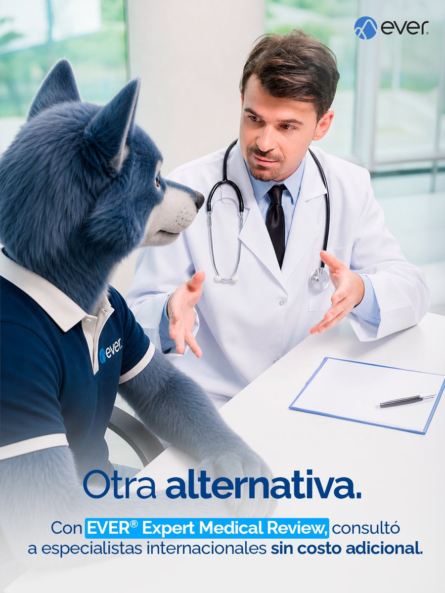 EverInsurance's tweet photo. Tras un accidente con diagnóstico de cirugía, EVER® permitió a Pepe conectar con especialistas globales. 

Nuevos análisis cambiaron el tratamiento a una fisioterapia especializada.

Las pólizas de EVER® incluyen acceso a segundas opiniones médicas con expertos globales. https://t.co/zHdqNj8bOA