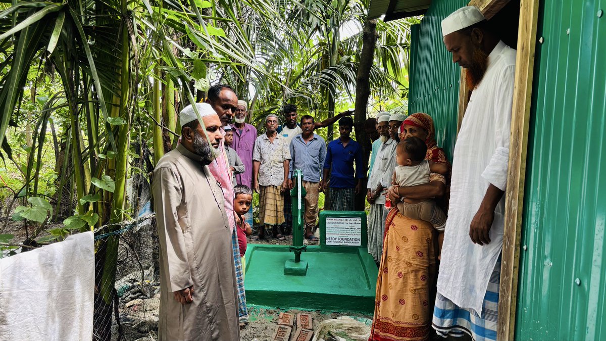 needyfoundation's tweet photo. More one water well handed over on behalf of Needy Foundation through Dua and Munajat. Lot of thanks and gratitude to our honourable donors. https://t.co/rxWRrpa1XB