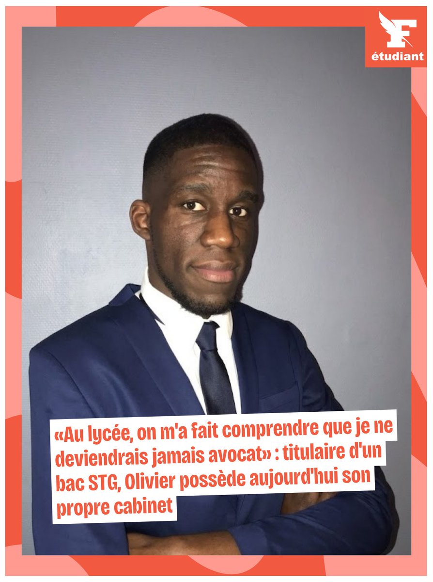 Figaro_Etudiant's tweet photo. « Au lycée, on m’a fait comprendre que je ne deviendrais jamais avocat » : avec un bac STG, Olivier a fini par ouvrir son propre cabinet
➡️ https://t.co/L0oKY3YvNA https://t.co/vs0x3vj9TF