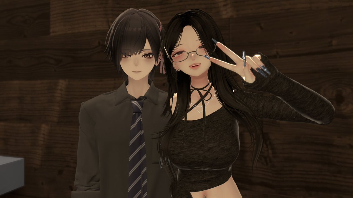 touri_vrchat's tweet photo. 自慢させてくれ。
推しと写真撮った📸

家宝にさせて頂きま���
 #VRChat https://t.co/BikWsdkVSz