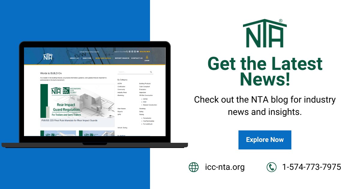 ICCNTA's tweet photo. The NTA blog features informative articles covering industry updates and expert insights to keep you informed. Explore our newest articles and discover how our services can support your projects. Check it out at the link!
#news #offsite #planreview #hud
https://t.co/XypsBWIXo5 https://t.co/tr0MyaPIta