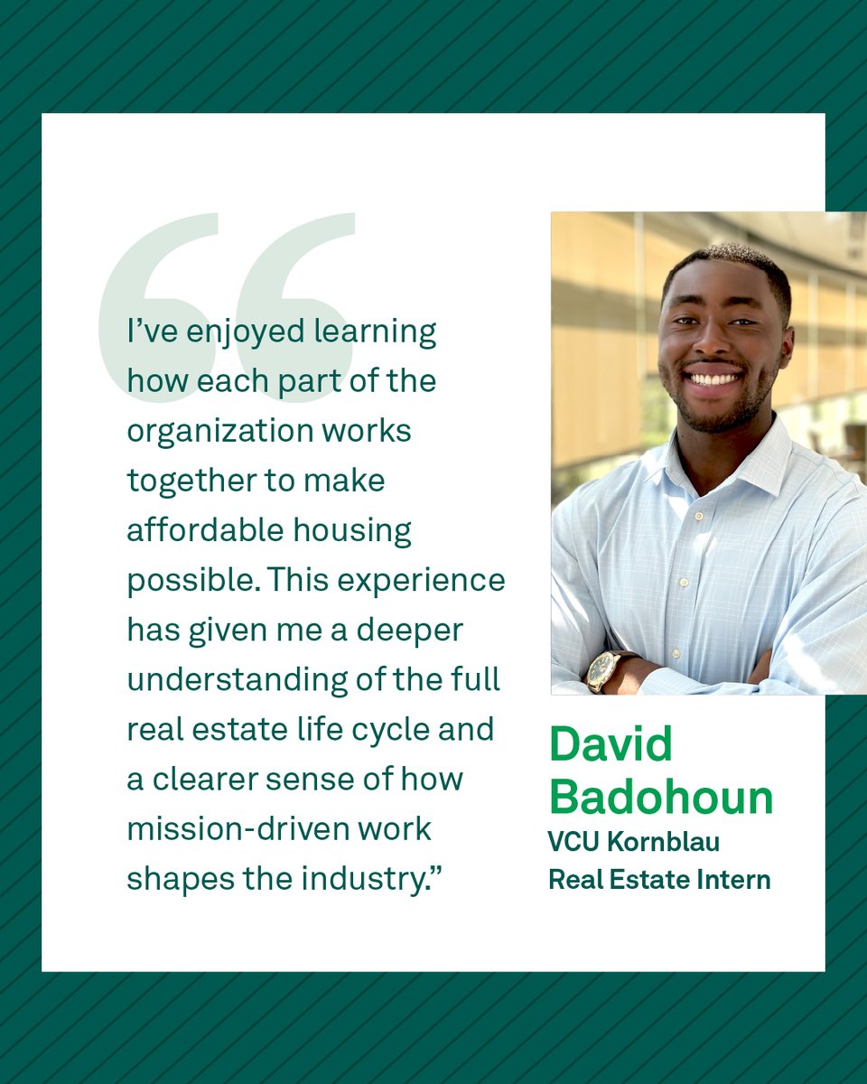 VirginiaHsg's tweet photo. Happy #VirginiaInternDay! Celebrate with us by hearing from a few of our talented interns. #VTOP #AffordableHousingJobs
Learn about our award-winning internship program: https://t.co/SK5LHjrMJT https://t.co/gccka8x83d
