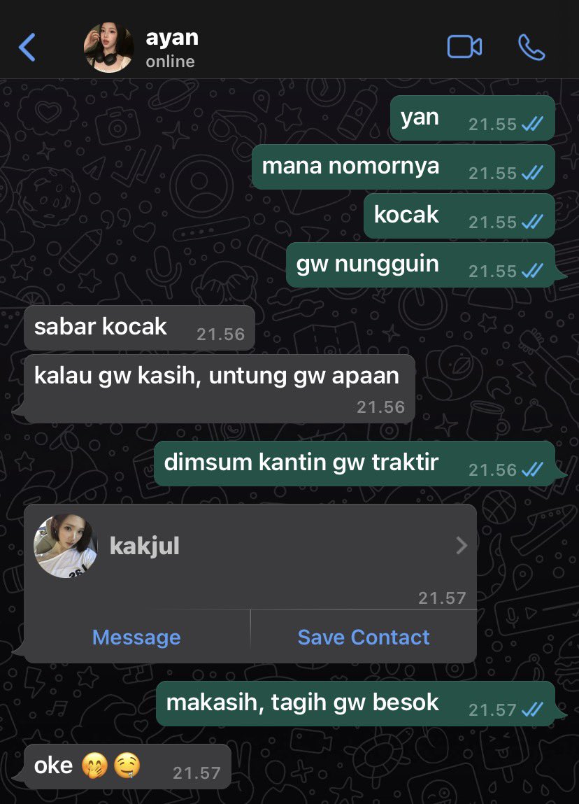 maycaths's tweet photo. “buat streak yuk kak”

echuz onetweet au https://t.co/tLQwczA4U1