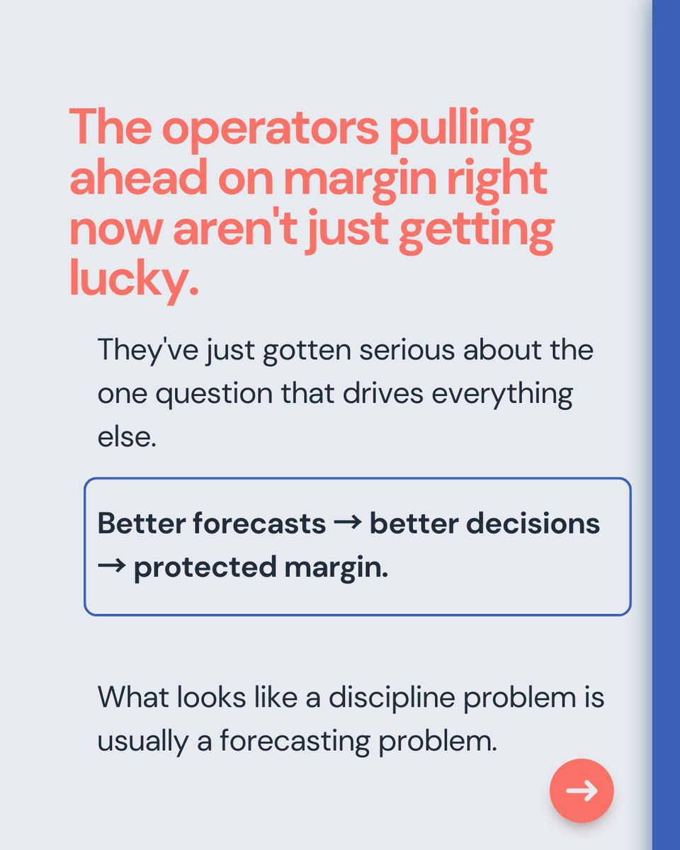 ClearCogs's tweet photo. Margin is usually lost in hundreds of small decisions: one extra case, a little more prep, one more person on the schedule.

They all come back to one question: How busy will tomorrow be?

Better forecasts. Better decisions. Better margins. https://t.co/qV2t23knZ9